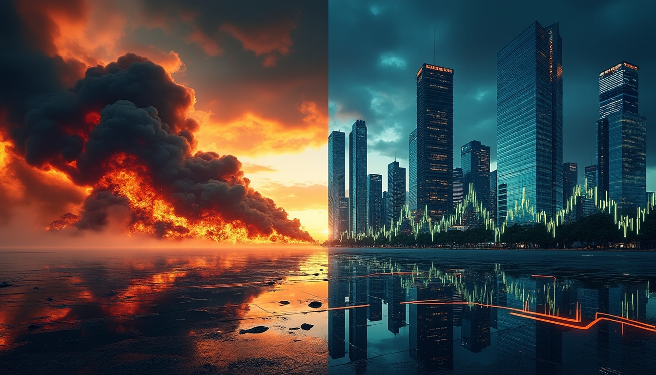 découvrez comment le risque climatique impacte le risque financier et les implications pour les entreprises et les investisseurs.